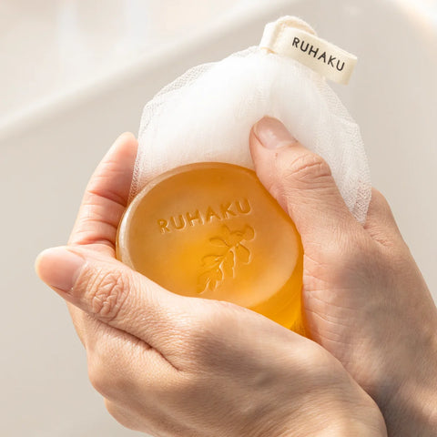 RUHAKU Foaming Net for Facial Cleansing