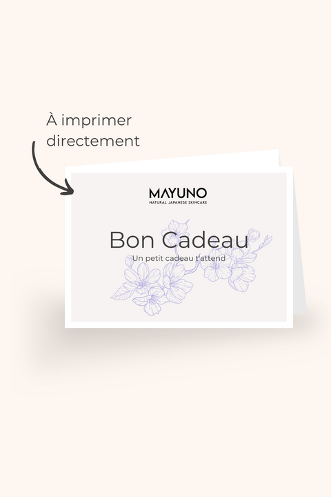 Bon Cadeau MAYUNO (Français)